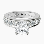 Platinum Madeline Full Eternity Lab Diamond Ring front image