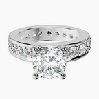Platinum Madeline Full Eternity Lab Diamond Ring front image