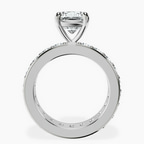 Platinum Madeline Full Eternity Lab Diamond Ring side right image one