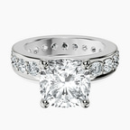 Platinum Madeline Full Eternity Lab Diamond Ring front image