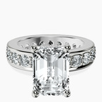 Platinum Madeline Full Eternity Lab Diamond Ring front image