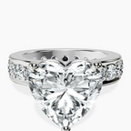 Platinum Madeline Full Eternity Lab Diamond Ring front image