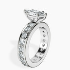 1.39 ct. marquise Madeline Full Eternity Ring in platinum standing product image one