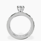 1.39 ct. marquise Madeline Full Eternity Ring in platinum side right image one