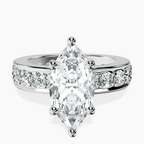Platinum Madeline Full Eternity Lab Diamond Ring front image