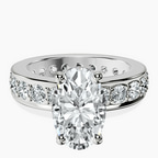 Platinum Madeline Full Eternity Lab Diamond Ring front image