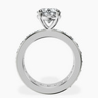 Platinum Madeline Full Eternity Lab Diamond Ring side right image one