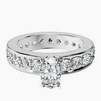 Platinum Madeline Full Eternity Lab Diamond Ring front image