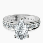 Platinum Madeline Full Eternity Lab Diamond Ring front image