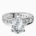 Platinum Madeline Full Eternity Lab Diamond Ring front image