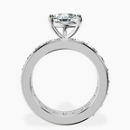 Platinum Madeline Full Eternity Lab Diamond Ring side right image one