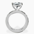 Platinum Madeline Full Eternity Lab Diamond Ring side right image one