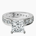 Platinum Madeline Full Eternity Lab Diamond Ring front image