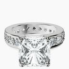 Platinum Madeline Full Eternity Lab Diamond Ring front image