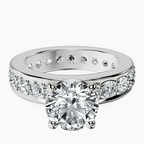 14ct White Gold Madeline Full Eternity Lab Diamond Ring front image