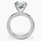 18kt White Gold Madeline Full Eternity Lab Diamond Ring side right image one