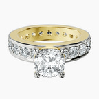 14ct Yellow Gold Madeline Full Eternity Lab Diamond Ring front image