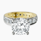 18kt Yellow Gold Madeline Full Eternity Lab Diamond Ring front image
