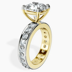 18kt Yellow Gold Madeline Full Eternity Lab Diamond Ring standing product image one