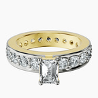 18kt Yellow Gold Madeline Full Eternity Lab Diamond Ring front image