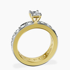 18kt Yellow Gold Madeline Full Eternity Lab Diamond Ring side right image one
