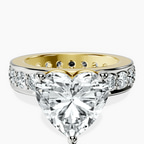 10kt Yellow Gold Madeline Full Eternity Lab Diamond Ring front image