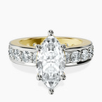 14ct Yellow Gold Madeline Full Eternity Lab Diamond Ring front image