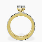 14ct Yellow Gold Madeline Full Eternity Lab Diamond Ring side right image one
