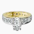 18kt Yellow Gold Madeline Full Eternity Lab Diamond Ring front image
