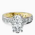 14kt Yellow Gold Madeline Full Eternity Lab Diamond Ring front image