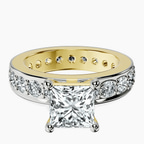 14ct Yellow Gold Madeline Full Eternity Lab Diamond Ring front image