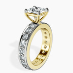 14ct Yellow Gold Madeline Full Eternity Lab Diamond Ring standing product image one
