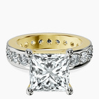 10kt Yellow Gold Madeline Full Eternity Lab Diamond Ring front image