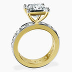 10kt Yellow Gold Madeline Full Eternity Lab Diamond Ring side right image one