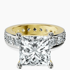 10kt Yellow Gold Madeline Full Eternity Lab Diamond Ring front image