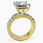 10kt Yellow Gold Madeline Full Eternity Lab Diamond Ring side right image one