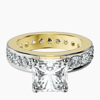 18kt Yellow Gold Madeline Full Eternity Lab Diamond Ring front image