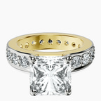 18kt Yellow Gold Madeline Full Eternity Lab Diamond Ring front image