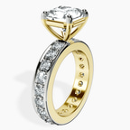 18kt Yellow Gold Madeline Full Eternity Lab Diamond Ring standing product image one