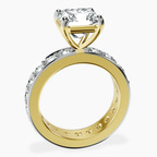 18kt Yellow Gold Madeline Full Eternity Lab Diamond Ring side right image one
