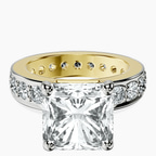 18kt Yellow Gold Madeline Full Eternity Lab Diamond Ring front image