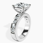 Platinum Alfreda Half Eternity Lab Diamond Ring standing product image one