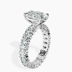2.06 ct. oval Celeste Side Oval Ring in 10kt white gold standing product image one