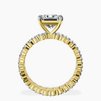 14ct Yellow Gold Celeste Side Oval Lab Diamond Eternity Ring side right image one