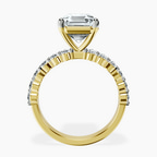 18kt Yellow Gold Danica Side Oval Lab Diamond Eternity Ring side right image one