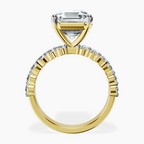 18kt Yellow Gold Danica Side Oval Lab Diamond Eternity Ring side right image one
