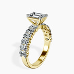 14kt Yellow Gold Danica Side Oval Lab Diamond Eternity Ring standing product image one