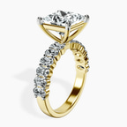10kt Yellow Gold Danica Side Oval Lab Diamond Eternity Ring standing product image one
