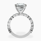 Platinum Lillian Side Oval Lab Diamond Eternity Ring side right image one