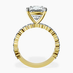 10kt Yellow Gold Lillian Side Oval Lab Diamond Eternity Ring side right image one